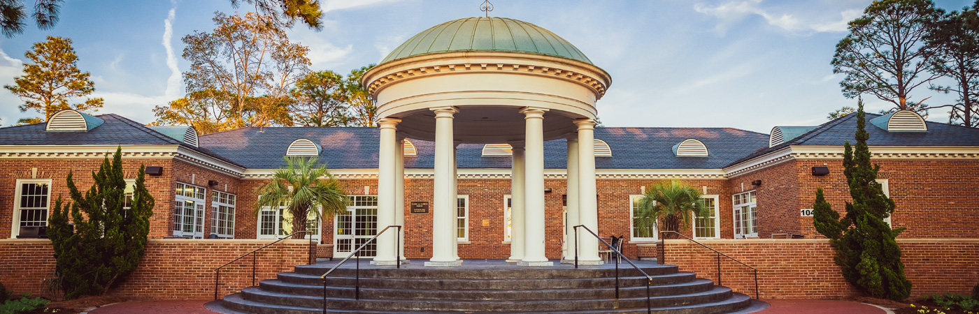 The Atheneum building serves as the Coastal Carolina University Advancement headquarters