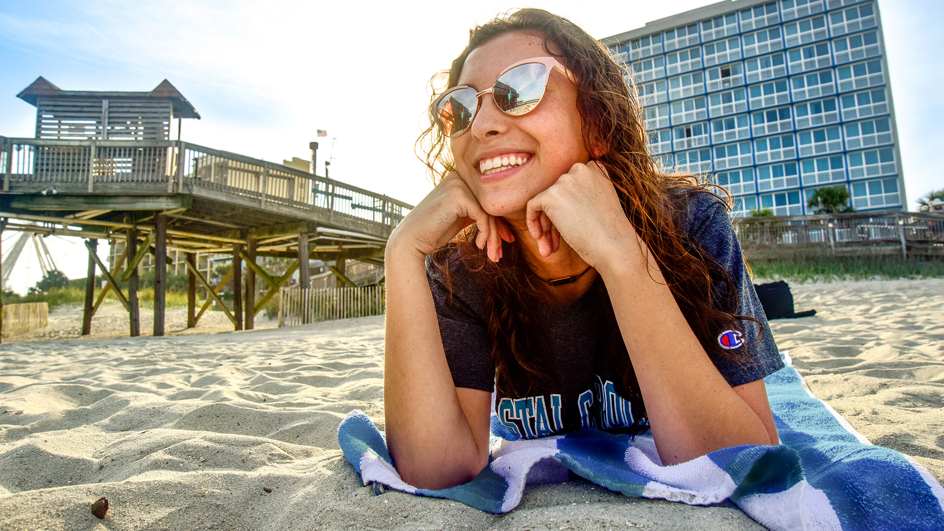 The surrounding area of Coastal Carolina University includes Myrtle Beach and Conway with lots to do