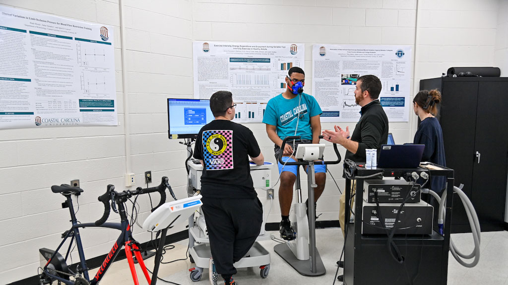 Photo of CCU exercise and sport science lab