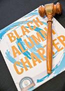 CCU Black Alumni Chapter program and gavel